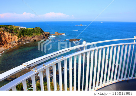 大王崎灯台　大王崎　灯台　三重県大王町　八満さん公園　伊勢湾　太平洋　県営波切漁港　波切九鬼城址 115012995