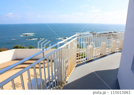 大王崎灯台　大王崎　灯台　三重県大王町　八満さん公園　伊勢湾　太平洋　県営波切漁港　波切九鬼城址　 115013061