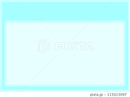 フレーム バイカラー 水色 フレーム バイカラー 水色 115013097