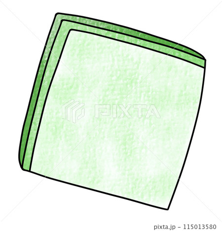 ゆるめシンプル四つ折りハンカチ　アナログ風 115013580