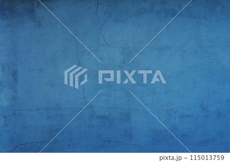 Abstract background of blue old shabby cracked plaster. Abstract background of blue old shabby cracked plaster. 115013759