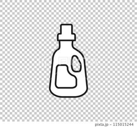 Simple detergent illustration 115015244