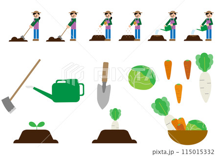 農業をする人 農業をする人 115015332