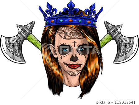 draw of Dead girl vector illustration design draw of Dead girl vector illustration design 115015641