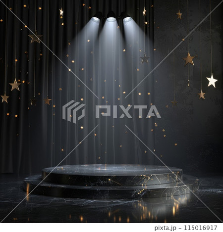 Prepare for magic as the stage is adorned for a starry performance 115016917