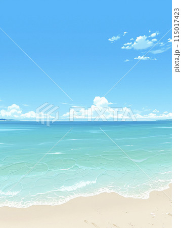美しい海とさわやかな空 AI画像 美しい海とさわやかな空 AI画像 115017423