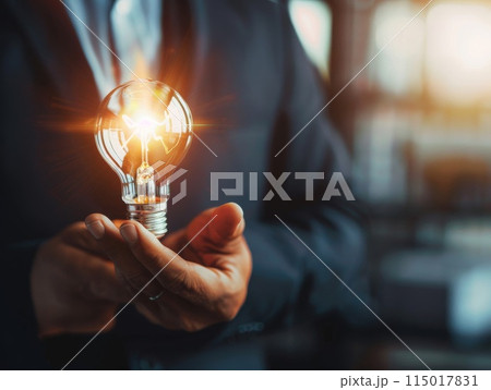 Ideas ignite success in the realm of business 115017831