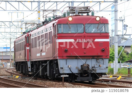 【JR貨物】ED76形（鹿児島本線：陣原〜折尾） 115018076