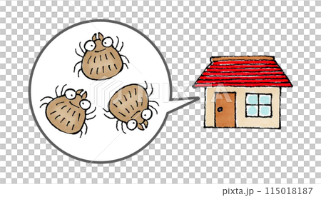 家にいるダニ 115018187