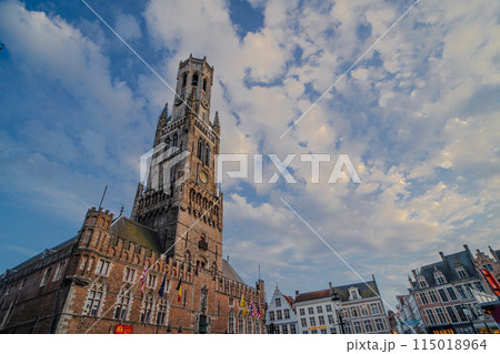 ベルギー ブルージュ ブルッヘの鐘楼 ベルギー ブルージュ ブルッヘの鐘楼 115018964