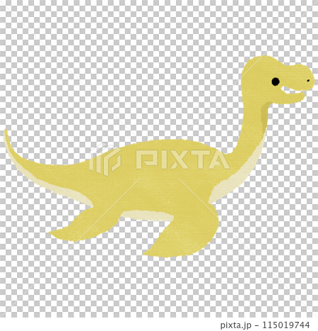 プレシオサウルス（テクスチャ有） 115019744