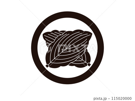 丸に違い柏 115020000