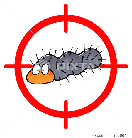 毛虫ターゲットマーク 115020049