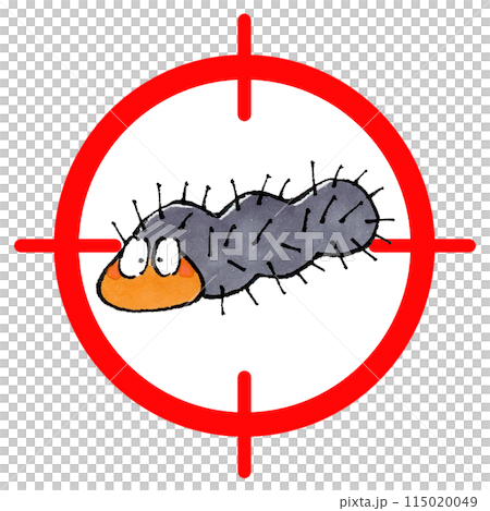 毛虫ターゲットマーク 115020049