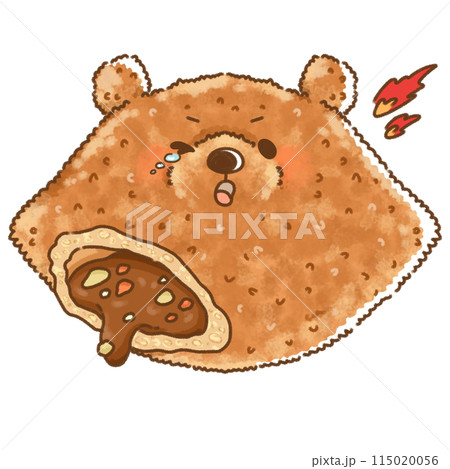 辛口カレーパンくまちゃん 115020056