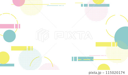 背景　ポップ　エモい　ドット 115020174