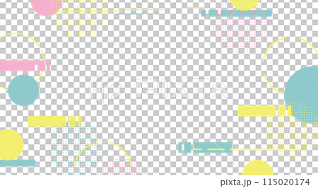 背景　ポップ　エモい　ドット 115020174