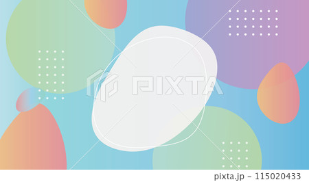 背景　グラデーション　抽象　ポップ 115020433