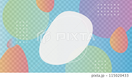 背景　グラデーション　抽象　ポップ 115020433