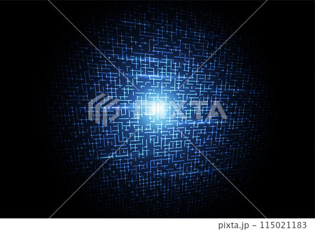 Abstract technology background with Big data. Internet connection, abstract sense of science and technology analytics concept graphic design. Vector illustration 115021183