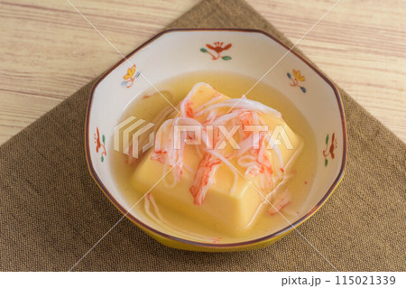 蟹餡かけの玉子豆腐 115021339