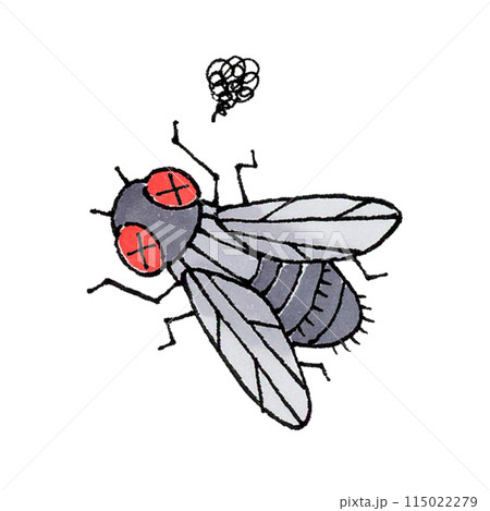 瀕死のハエ 115022279