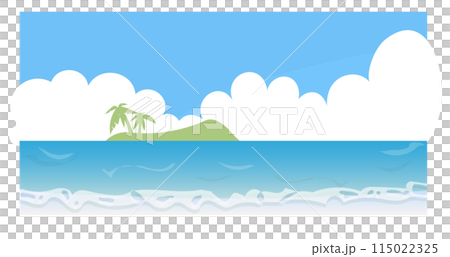 Beach with sea view 115022325