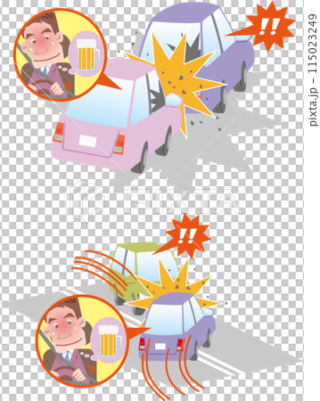 Traffic Safety <Drunk driving, rear-end collisions and head-on collisions (businessman)> Traffic Safety <Drunk driving, rear-end collisions and head-on collisions (businessman)> 115023249