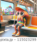 Cute squid 115023299