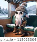 Cute squid 115023304