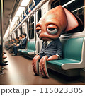 Cute squid 115023305