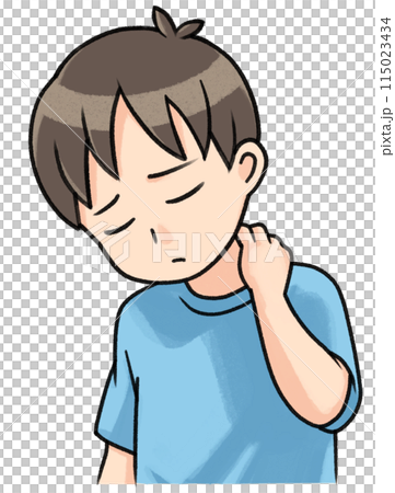 軽い倦怠感のある人のイラスト素材 [115023434] - PIXTA