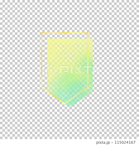 Pale watercolor colorful frame material illustration 115024167