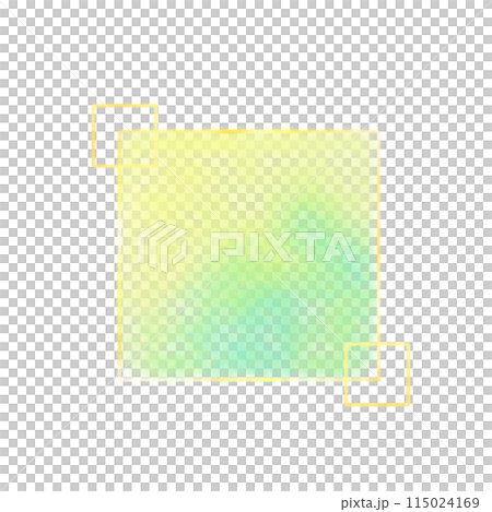 Pale watercolor colorful frame material illustration 115024169
