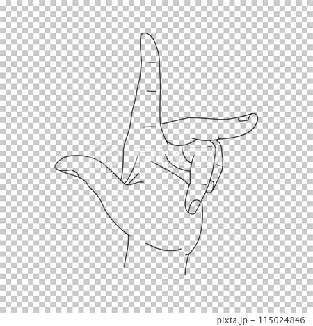 フレミングの左手の法則・線画 115024846