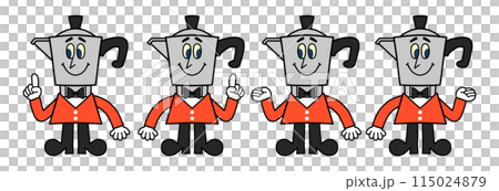 Café Master - Mascot character for the food and beverage industry 115024879