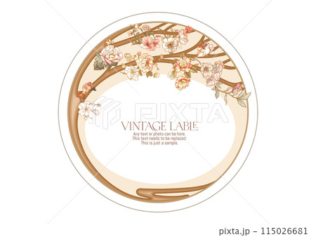 Border, frame, template for product label,  115026681