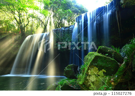 【熊本県】幻想的な鍋ヶ滝の水のカーテンと光のシャワー 【熊本県】幻想的な鍋ヶ滝の水のカーテンと光のシャワー 115027276
