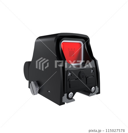 Holographic Laser Sight isolated on white background Holographic Laser Sight isolated on white background 115027578