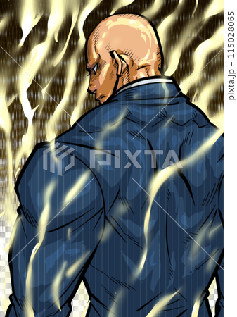 Illustration of a man in a suit 115028065