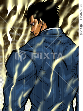 Illustration of a man in a suit Illustration of a man in a suit 115028070