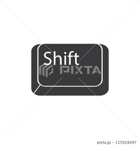 Keyboard icon flat design 115028097