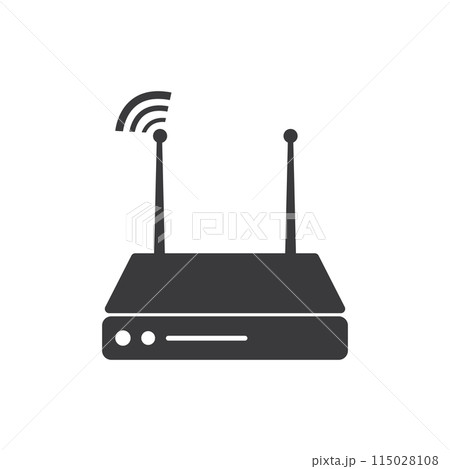 Wireless icon flat design Wireless icon flat design 115028108
