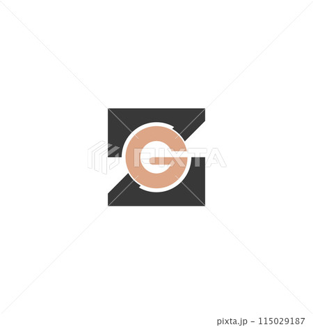 Alphabet letters Initials Monogram logo GZ, ZG Alphabet letters Initials Monogram logo GZ, ZG 115029187