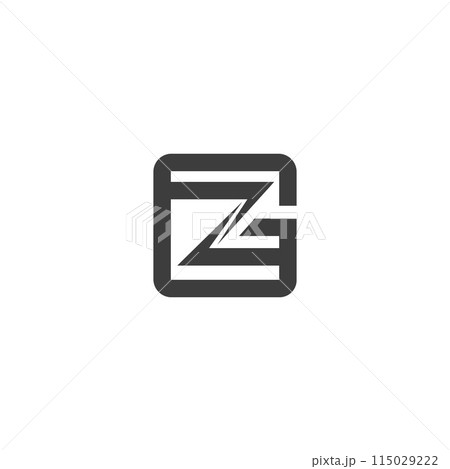 Alphabet letters Initials Monogram logo GZ, ZG 115029222