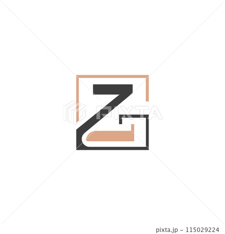 Alphabet letters Initials Monogram logo GZ, ZG Alphabet letters Initials Monogram logo GZ, ZG 115029224