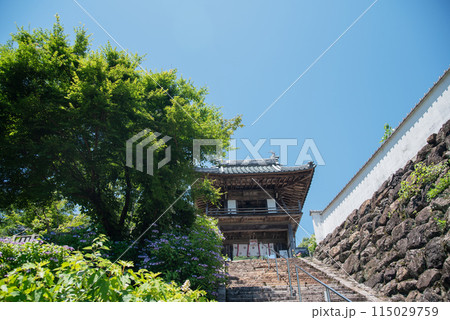 紫陽花が咲く頃の三光寺 115029759