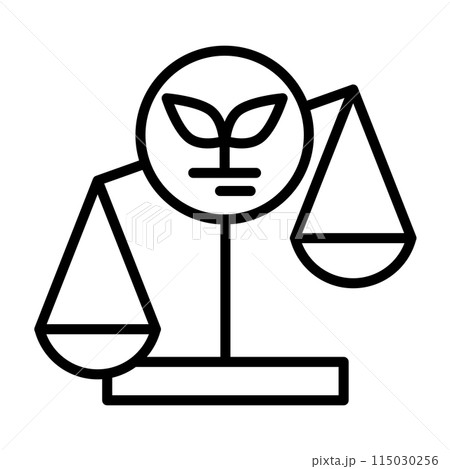 環境ルールの危機をイメージしたアイコン。 115030256