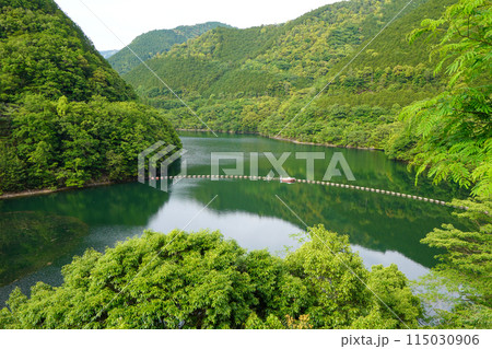鷺里湖(山財ダム・愛媛県) 鷺里湖(山財ダム・愛媛県) 115030906