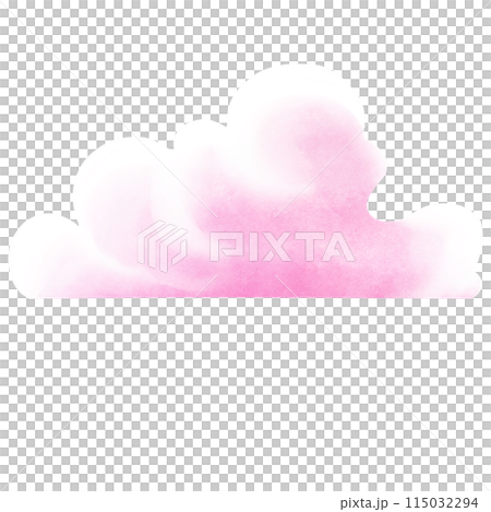 Pastel colored clouds in the sky Pastel colored clouds in the sky 115032294